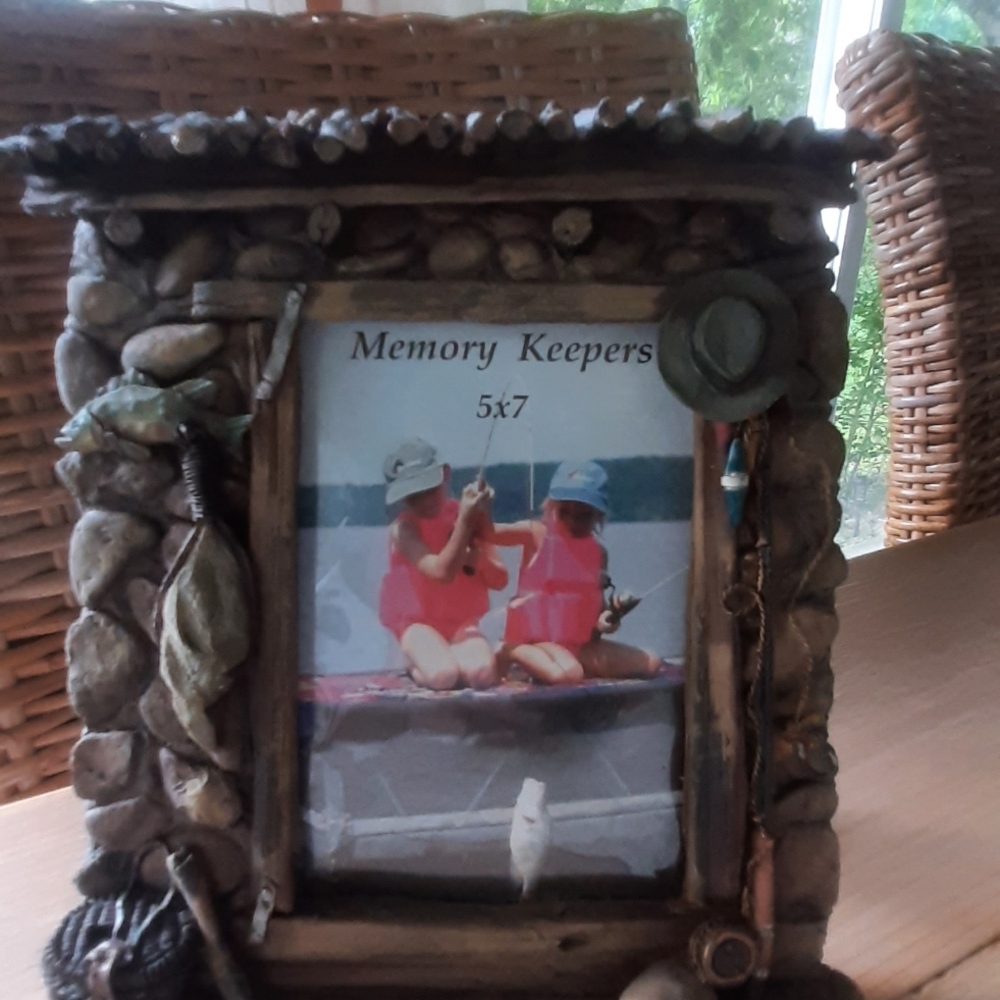 Rustic Stone Picture Frame